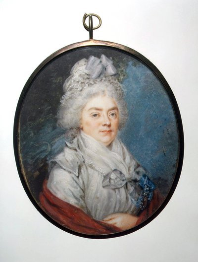 ダーリヤ・ペトロヴナ・サルティコヴァ王女（1739-1802）（旧姓チェルヌィシェヴァ）の肖像 作： Augustin Ritt