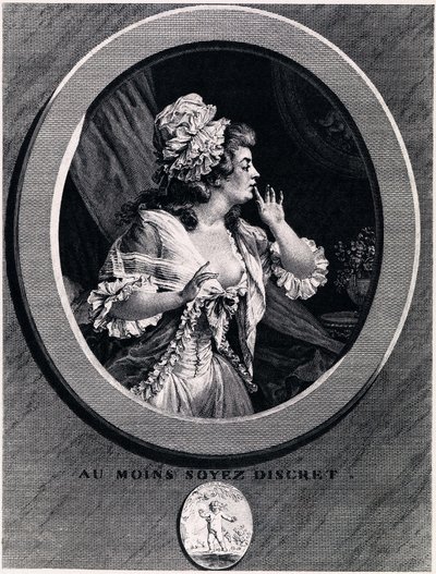 少なくとも目立たないように！、1789 作： Augustin de Saint Aubin