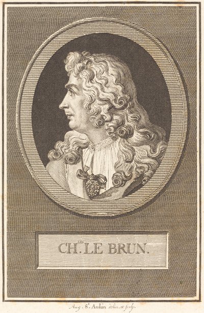 チャールズ・ルブラン 作： Augustin de Saint Aubin