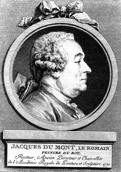 ジャックデュモン、フランス人アーティスト、1770年。 作： Augustin de Saint Aubin