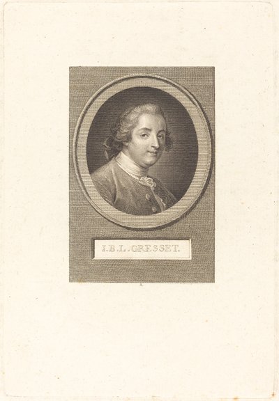 ジャン・バティスト・ルイ・グレセ 作： Augustin de Saint Aubin