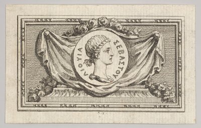 1768年に出版されたTibèreou les s 6 Premiere ... 作： Augustin de Saint Aubin