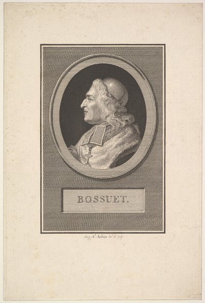 ボシュエットの肖像、1803。 作： Augustin de Saint Aubin