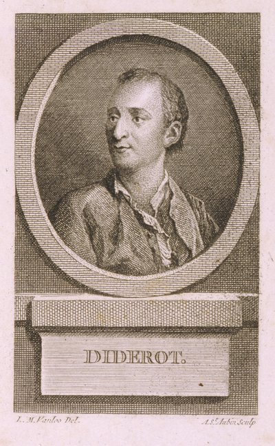 デニスディドロの肖像17131784 作： Augustin de Saint Aubin