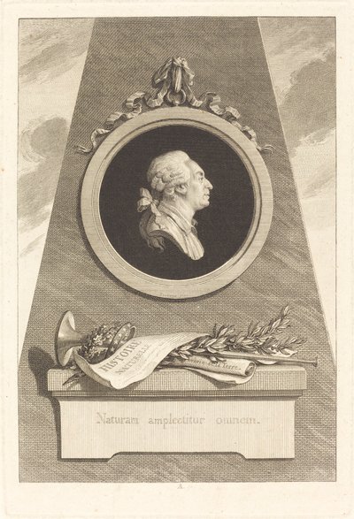 ブッフォン伯爵 作： Augustin de Saint Aubin after Piat Joseph Sauvage