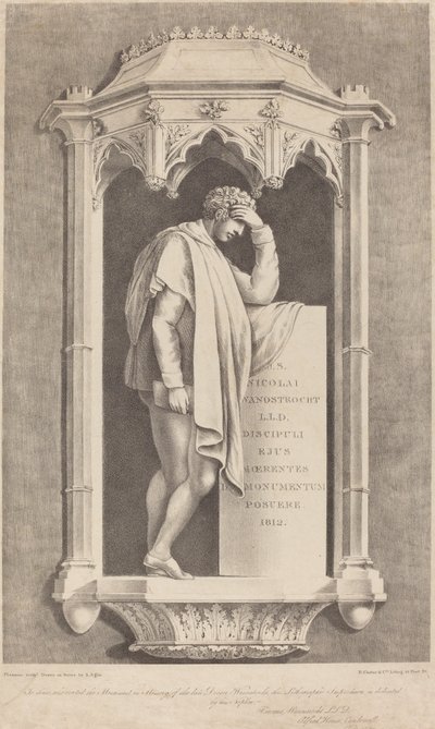 ニコライ・ヴァノストロヒトの記念碑 作： Augustine Aglio after John Flaxman