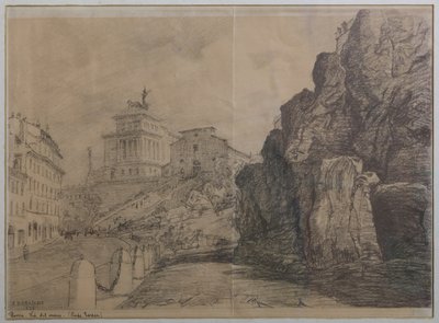 ローマの風景 作： Augusto Baracchi