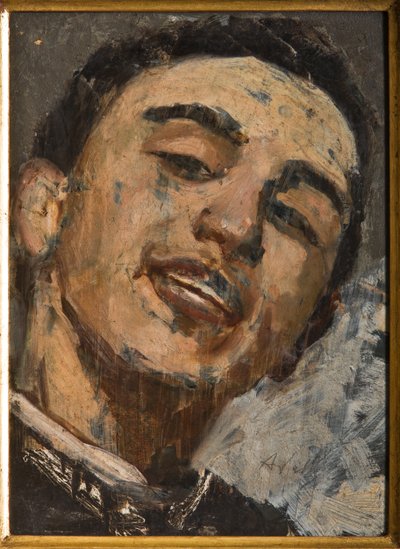 自画像 作： Augusto Valli