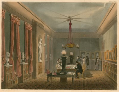 アート作品のためのアッカーマンのライブラリ 作： Augustus Charles Pugin