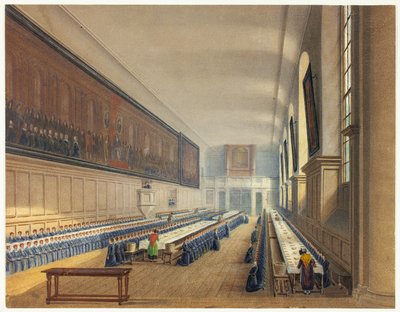 キリスト病院ホール 作： Augustus Charles Pugin