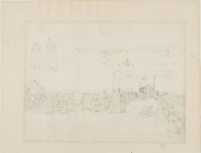アサイラム、食堂のための研究 作： Augustus Charles Pugin