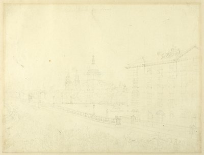ロンドンの小宇宙』より「ロンドン火災の研究 作： Augustus Charles Pugin