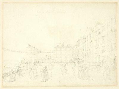 キングズ・ベンチ刑務所（ロンドンの小宇宙より 作： Augustus Charles Pugin