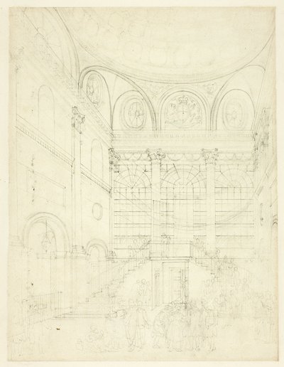 ロンドンの小宇宙からのセッションハウス、クラーケンウェルの研究 作： Augustus Charles Pugin