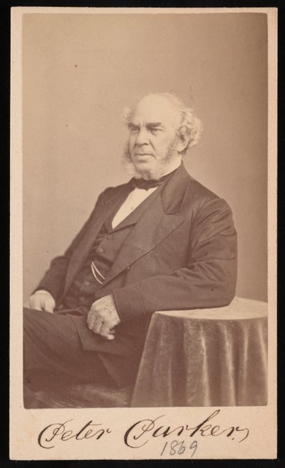 ピーター・パーカーの肖像 1804-1888, 1869. 作： Augustus Marshall