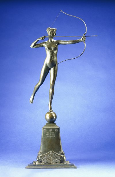 タワーのダイアナ」、ブロンズフィギュア、1899年 作： Augustus Saint Gaudens
