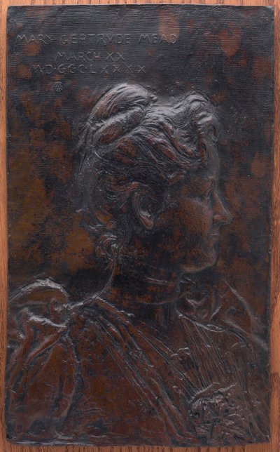 メアリー・ガートルード・ミード（後のメアリー・ガートルード修道院、1851年） 作： Augustus Saint Gaudens