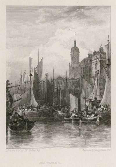 ビリングスゲート 作： Augustus Wall Callcott