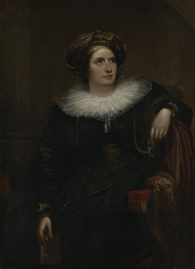 レディ・マリア・コールコット、旧姓ダンダス（1785-1842）、作家、旅行家 作： Augustus Wall Callcott