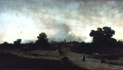 風景：夕方（描画） 作： Augustus Wall Callcott
