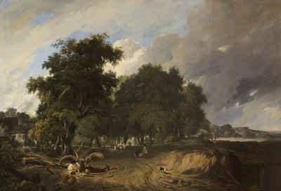 市場からの復帰 作： Augustus Wall Callcott