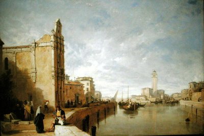 ベニス（油彩・キャンバス） 作： Augustus Wall Callcott