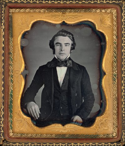 男性の肖像,c.1845年（写真） 作： Augustus Washington