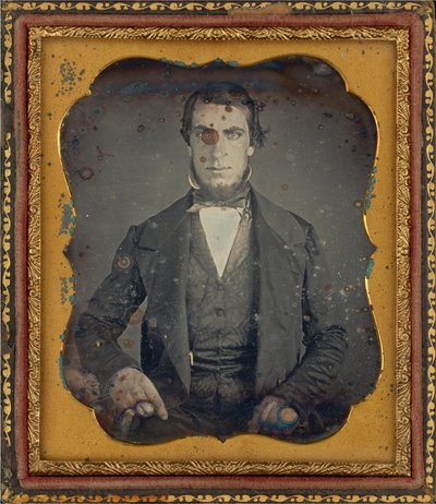 男性の肖像,c.1845年（写真） 作： Augustus Washington