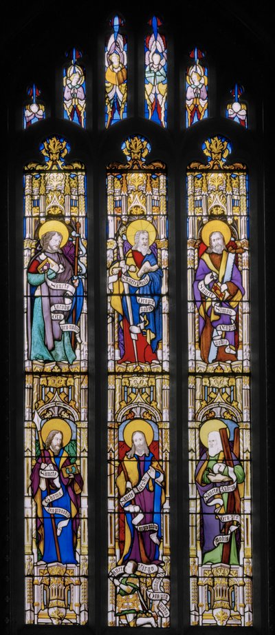 使徒、1837年（ステンドグラス） 作： Augustus Welby Northmore Pugin