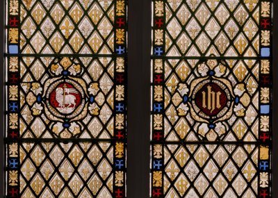 Apseウィンドウ、ディテール、1841-42（ステンドグラス） 作： Augustus Welby Northmore Pugin