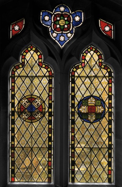 回廊の窓、1846年（ステンドグラス） 作： Augustus Welby Northmore Pugin