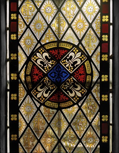 回廊の窓、詳細、1846年（ステンドグラス） 作： Augustus Welby Northmore Pugin