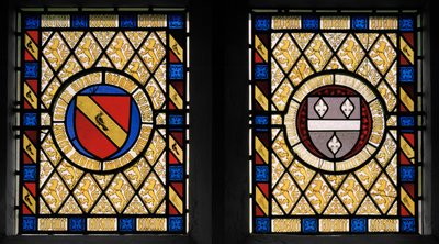 ダイニングルームの窓、1844年（ステンドグラス） 作： Augustus Welby Northmore Pugin