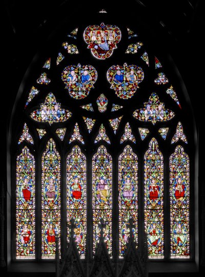 ジェシーツリーのある東窓、1844年頃（ステンドグラス） 作： Augustus Welby Northmore Pugin