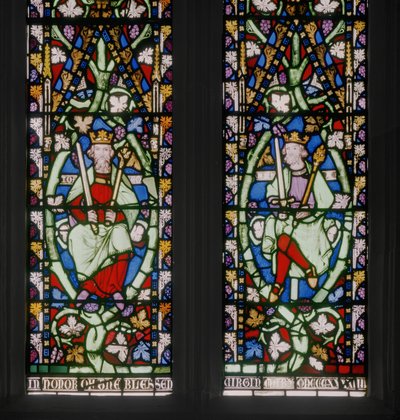 ジェシーツリーのある東窓、細部、1884年頃（ステンドグラス） 作： Augustus Welby Northmore Pugin