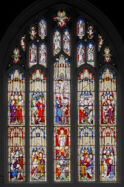 キリストの生涯における出来事、1851年（ステンドグラス） 作： Augustus Welby Northmore Pugin