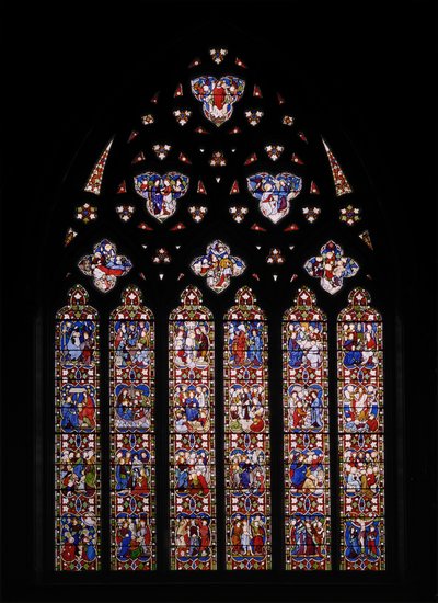 キリストの生涯、1850年（ステンドグラス） 作： Augustus Welby Northmore Pugin