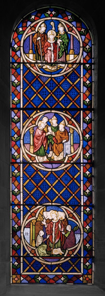 ウィリアムオブヨークの生活、1848年（ステンドグラス） 作： Augustus Welby Northmore Pugin