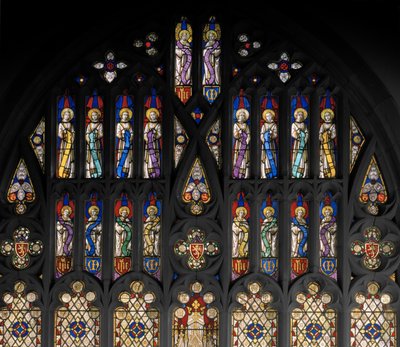 セントアルバン、細部、1841年頃（ステンドグラス） 作： Augustus Welby Northmore Pugin
