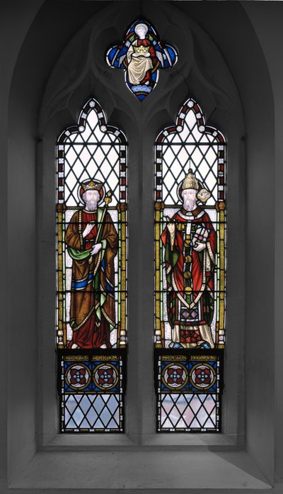 セントエドワードアンドセントグレゴリー、1848年（ステンドグラス） 作： Augustus Welby Northmore Pugin