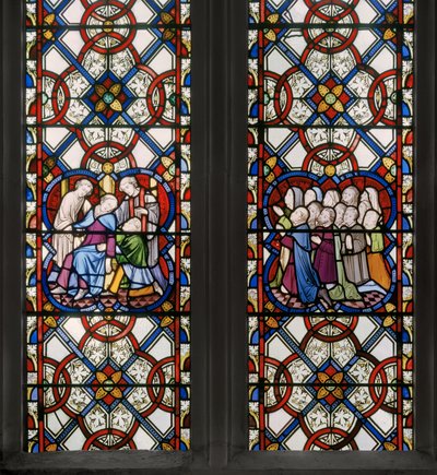 セントジョージウィンドウ、詳細、1850（ステンドグラス） 作： Augustus Welby Northmore Pugin