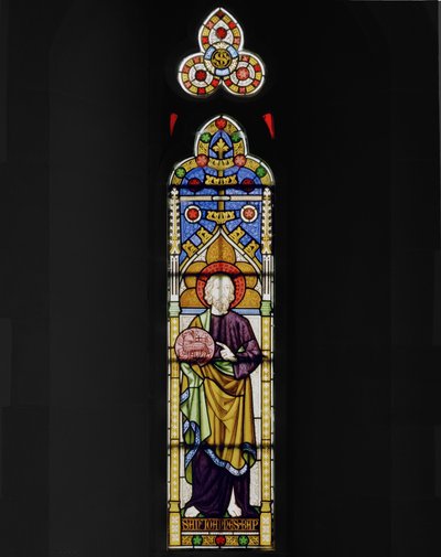 セントジョンザバプティスト、1847年（ステンドグラス） 作： Augustus Welby Northmore Pugin