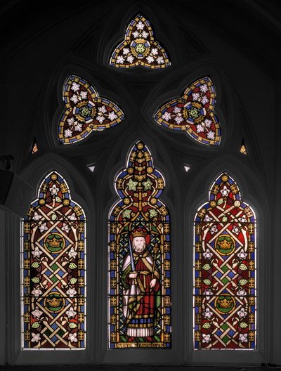 セントオズワルド、1846年（ステンドグラス） 作： Augustus Welby Northmore Pugin