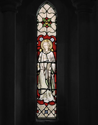 聖ステファン、1850年（ステンドグラス） 作： Augustus Welby Northmore Pugin