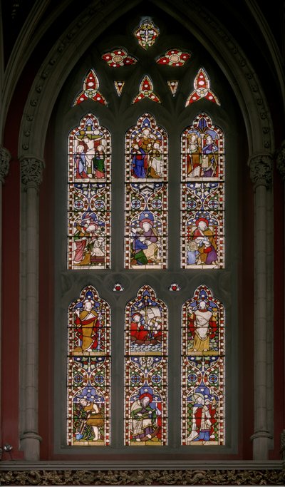 アンチタイプ付きのタイプ、1846（ステンドグラス） 作： Augustus Welby Northmore Pugin