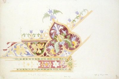 テーブルトップのデザイン 作： Augustus Welby Pugin