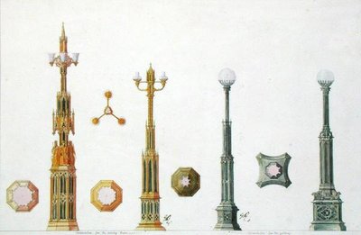 ウィンザー城の燭台のデザイン 作： Augustus Welby Pugin