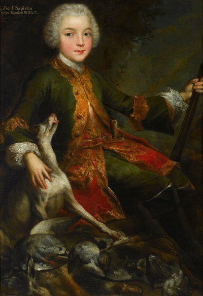 ヨゼフ・サピエハの肖像1737-1792、1740年頃 作： Augustyn Mirys