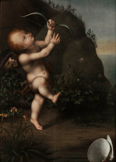 弓を持つキューピッド、1593年以前 作： Aurelio Luini