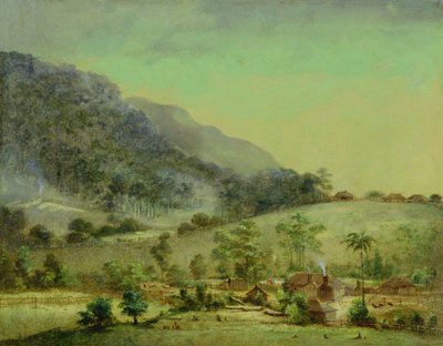 ホームステッド、1850年頃 作： Australasian School